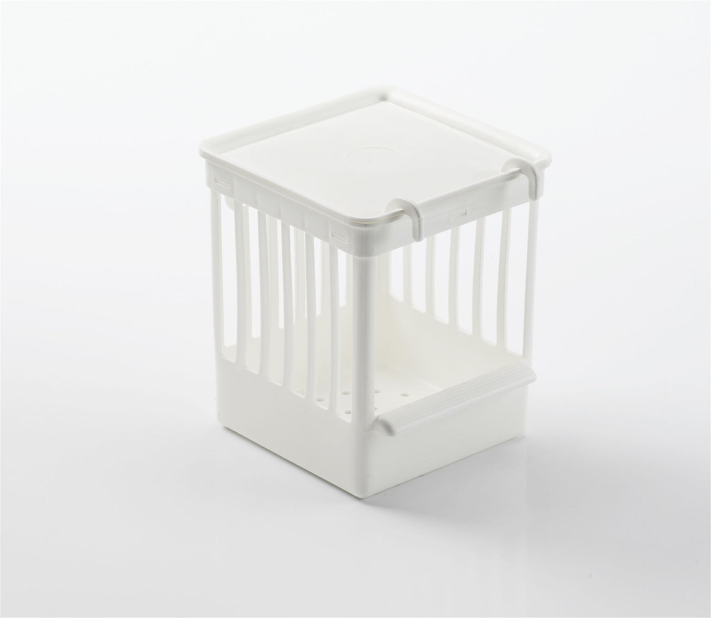 Traliekastje kunststof wit