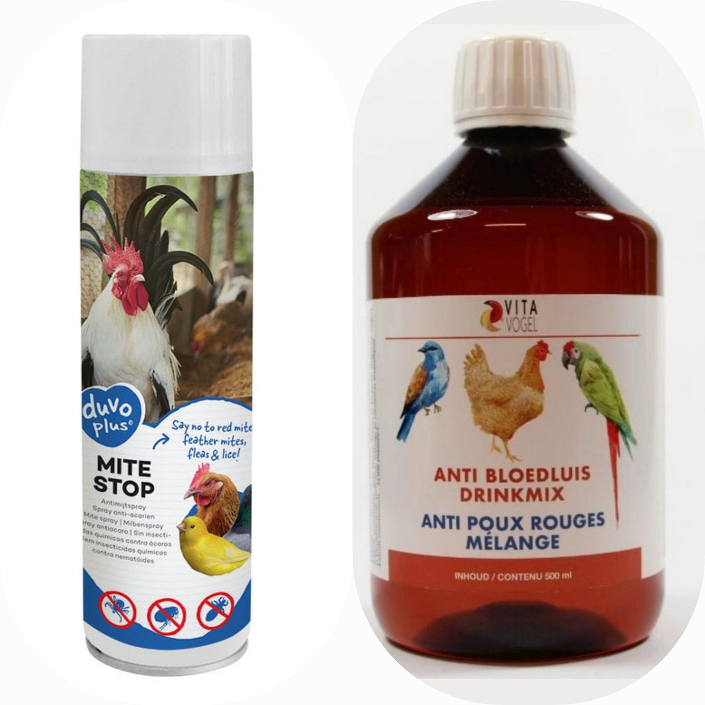 Mite Stop 500ml + Anti Bloedluis Drinkmix 500ml
