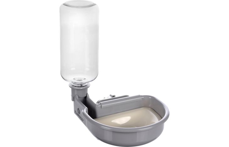 Drinkkom Met Fles Voor Draadkooi 480ml - Flamingo