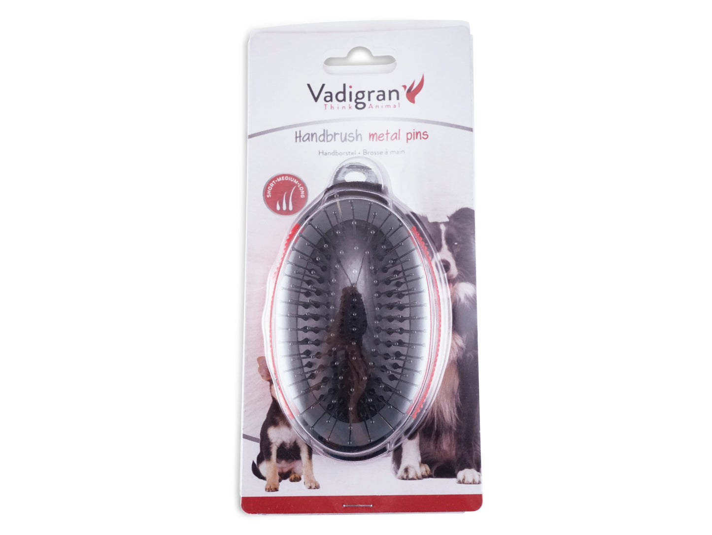 Handborstel metaal -Honden & Katten