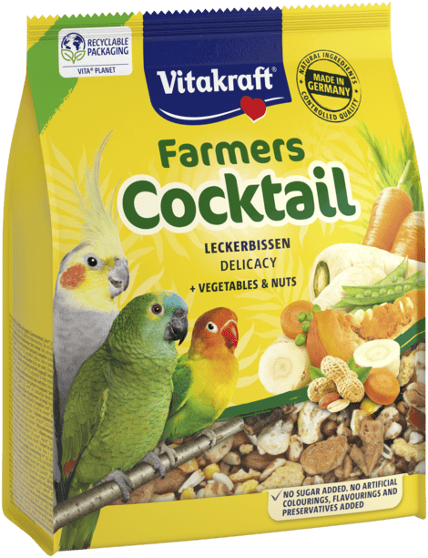 Farmers Cocktail voor grote parkieten en (dwerg)papegaaien