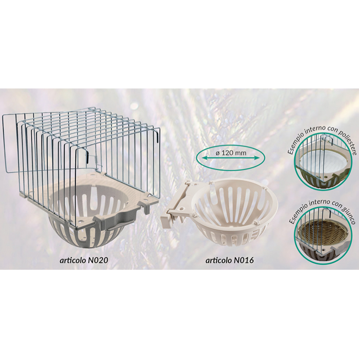 XXL Buitennest "GROEN" 12x11x16 ( NO20 V ) Sta