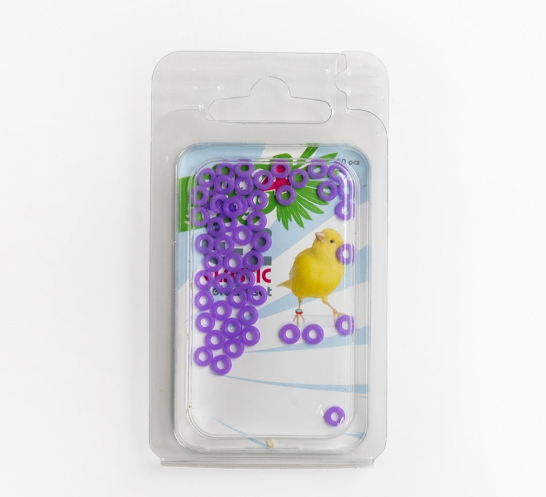 E-Z Elastische Ringen Paars Reload Kit ( 50st ) Ø 3 mm