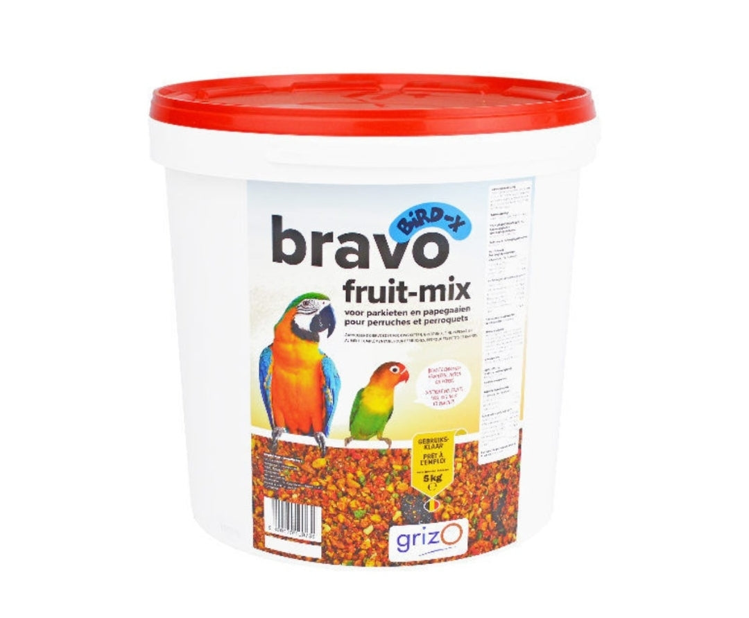 Bravo Fruit Mix Grof 500 Gram - eigenhandig verpakt