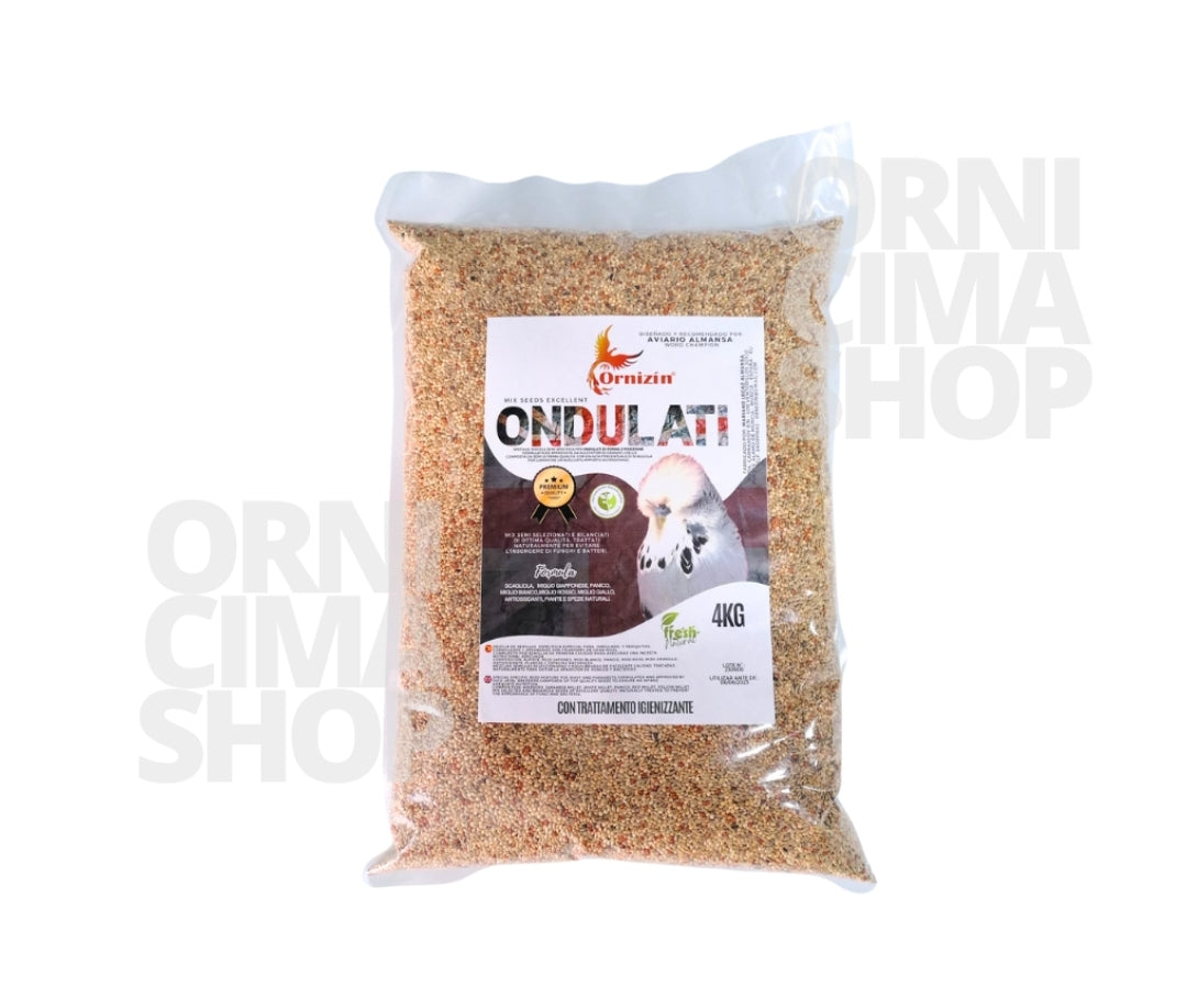 ONDULATI Semi Excellent Mix voor grasparkieten, Engelse grasparkieten en kleine parkieten 4kg - Ornizin