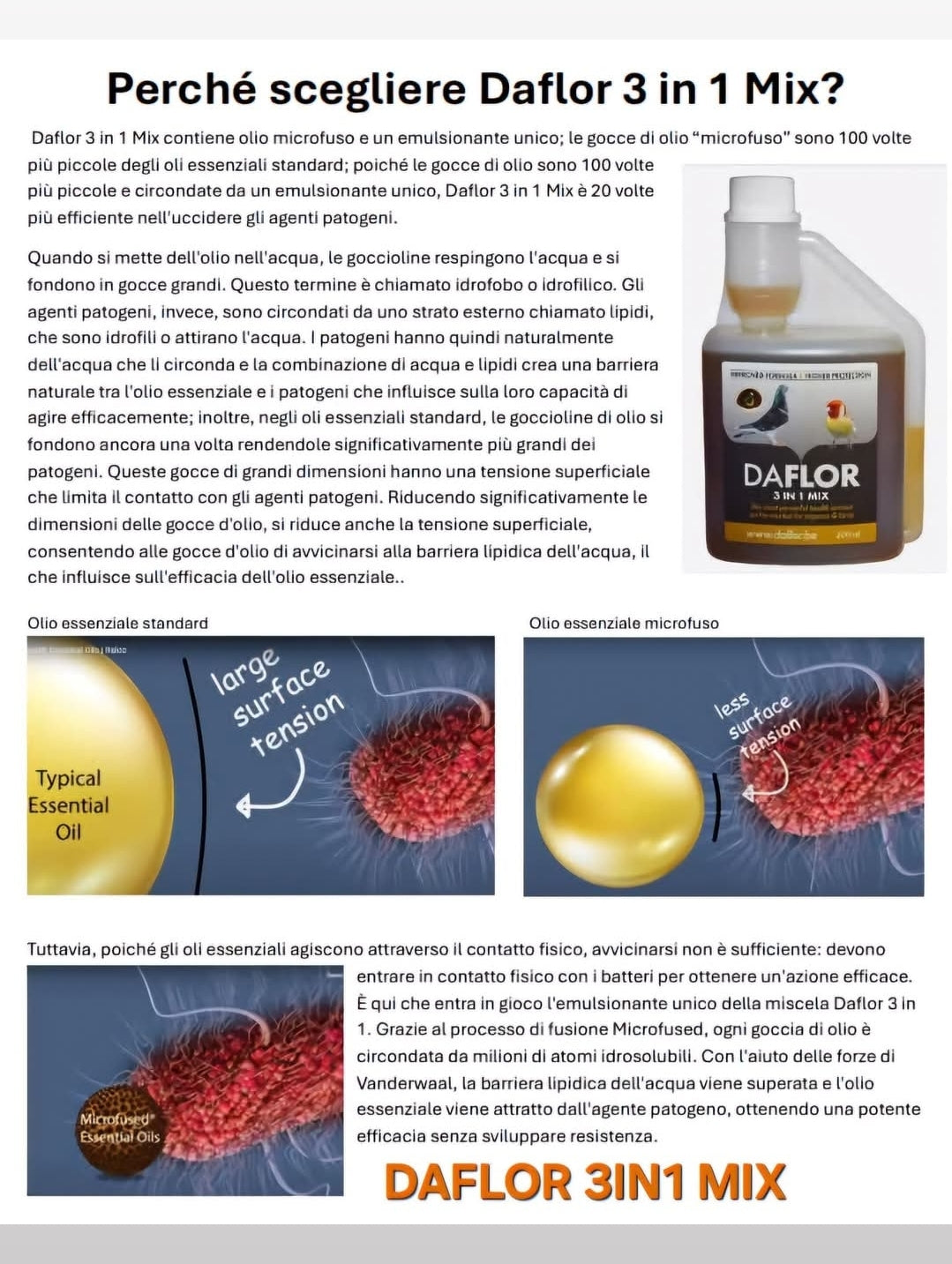Daflor 3 in 1 Mix 250ml ( Nieuwe Formule, Lichter Kleur )