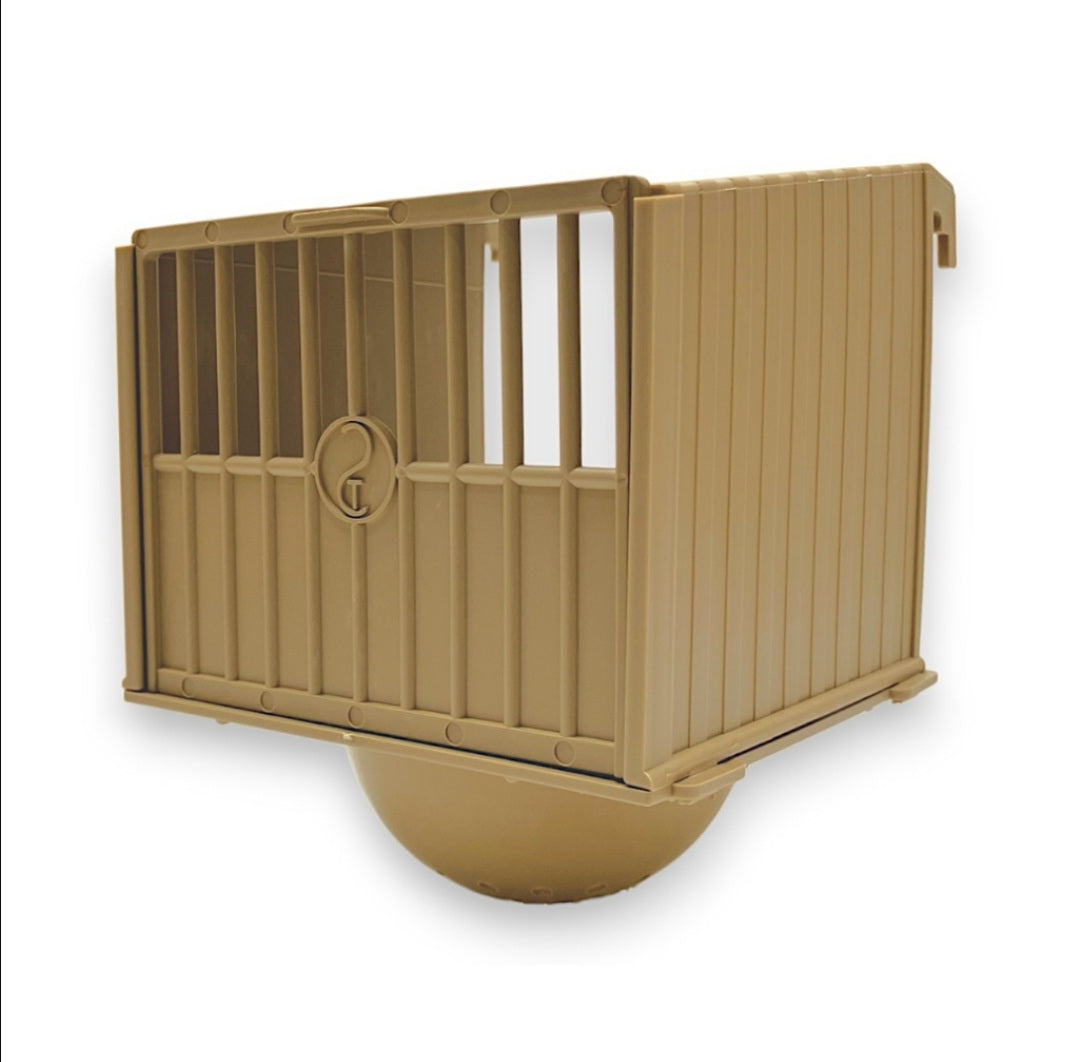 Voorhangnest beige incl. beige nestkom - BOX 18 STUKS