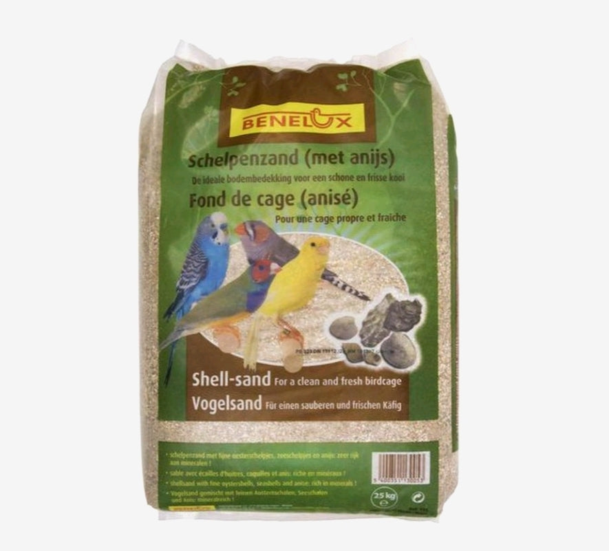 Bruin schelpen ๐ zand 5kg - Benelux