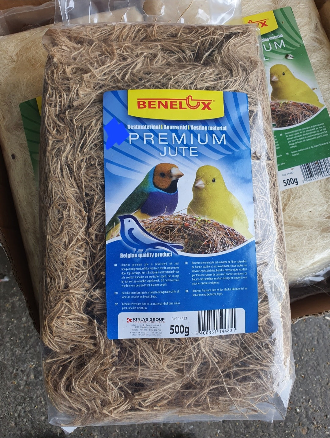 Premium Jute 500 gram - Nest Materiaal