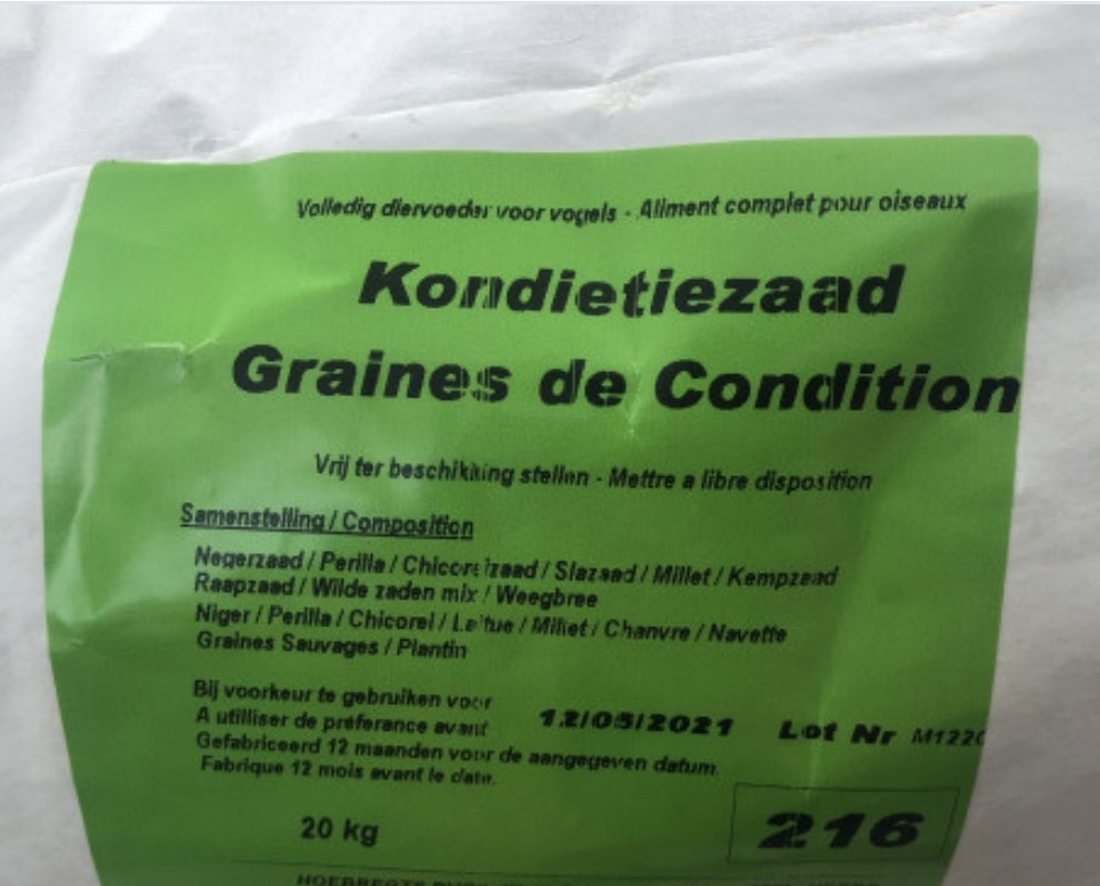 Conditiezaden 1kg ( 216 ) - Hobbyfarm Hoebregts