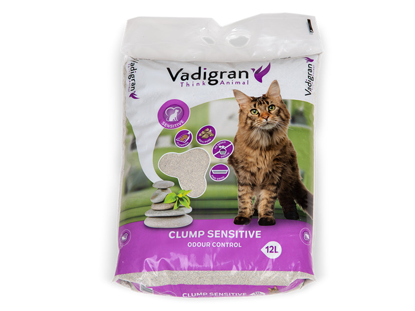 Kattenbakvulling Bentonite Sensitive 12 Kg-12l - Vadigran