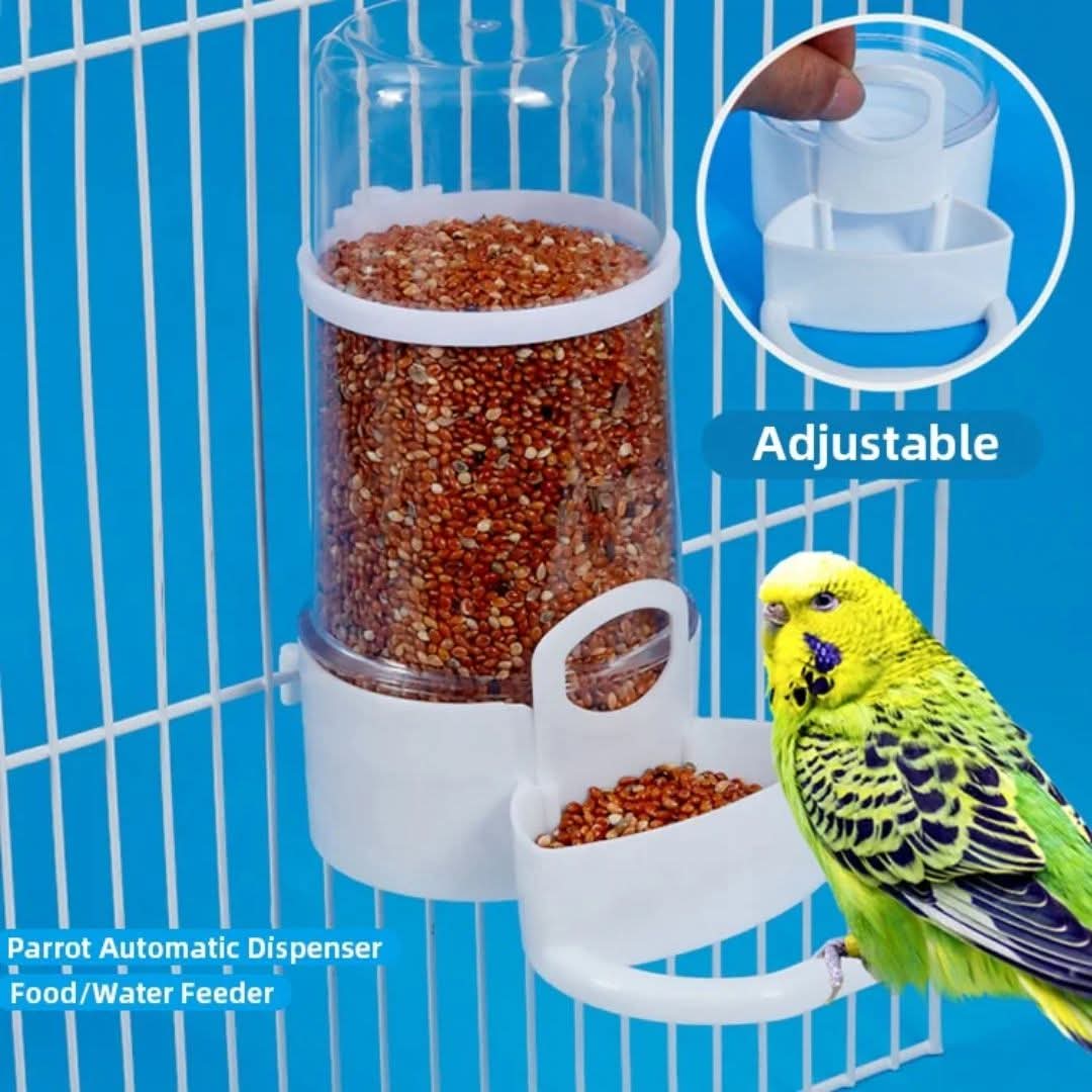 Weekend fontein 400 ml (Wit / Transparant) ( voer/water )