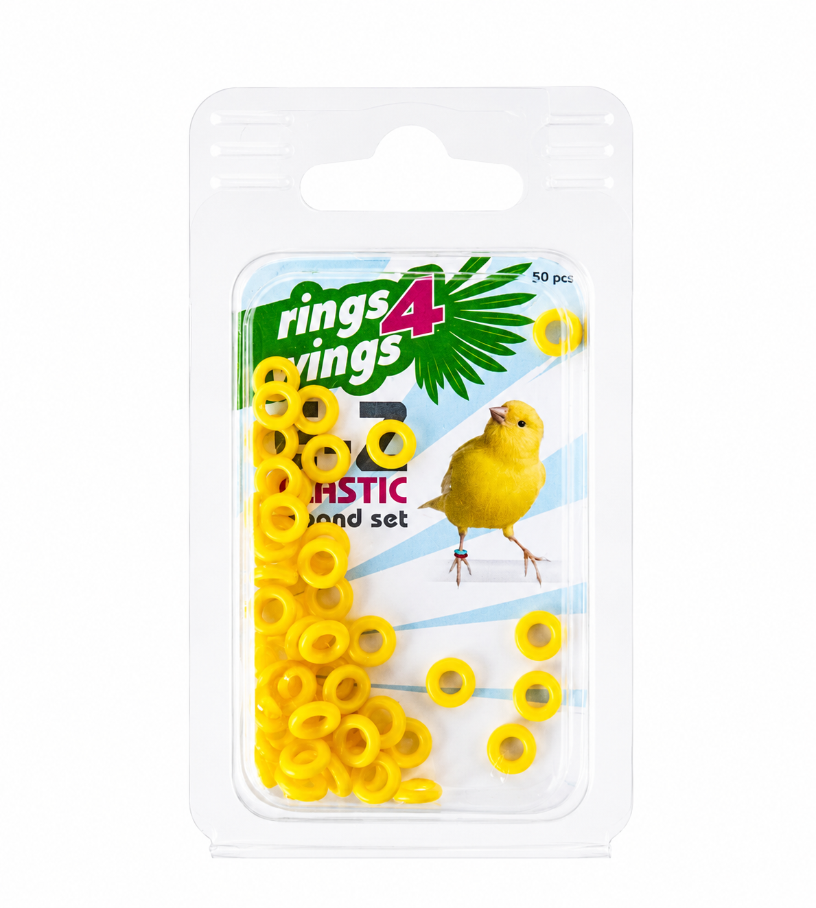 E-Z Elastische Ringen Geel Reload Kit ( 50st ) Ø 3 mm