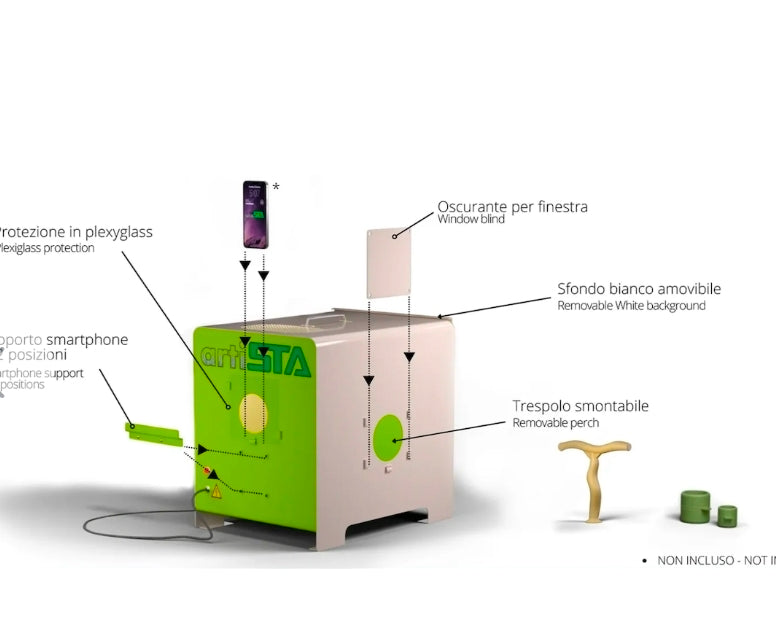 Professionele Fotokooi 5.0 - Sta - 40x40X30cm - TT Kooi - Top Box
