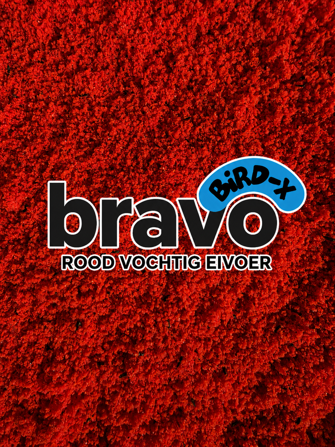 Bravo Vochtig Rood Eivoer 20kg - Bird-X met Italia