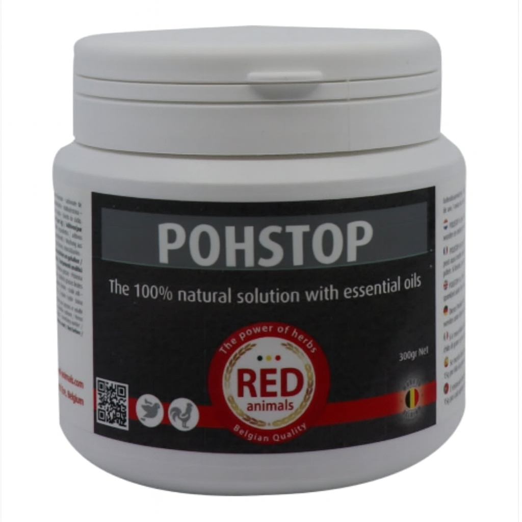 Pohstop Poeder 300g - Red Animals - Anti Bloedluis