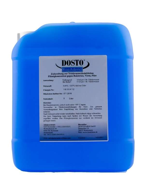 Schroeder-Tollisan Dosto-RopAdeno 5L Water ontsmetting