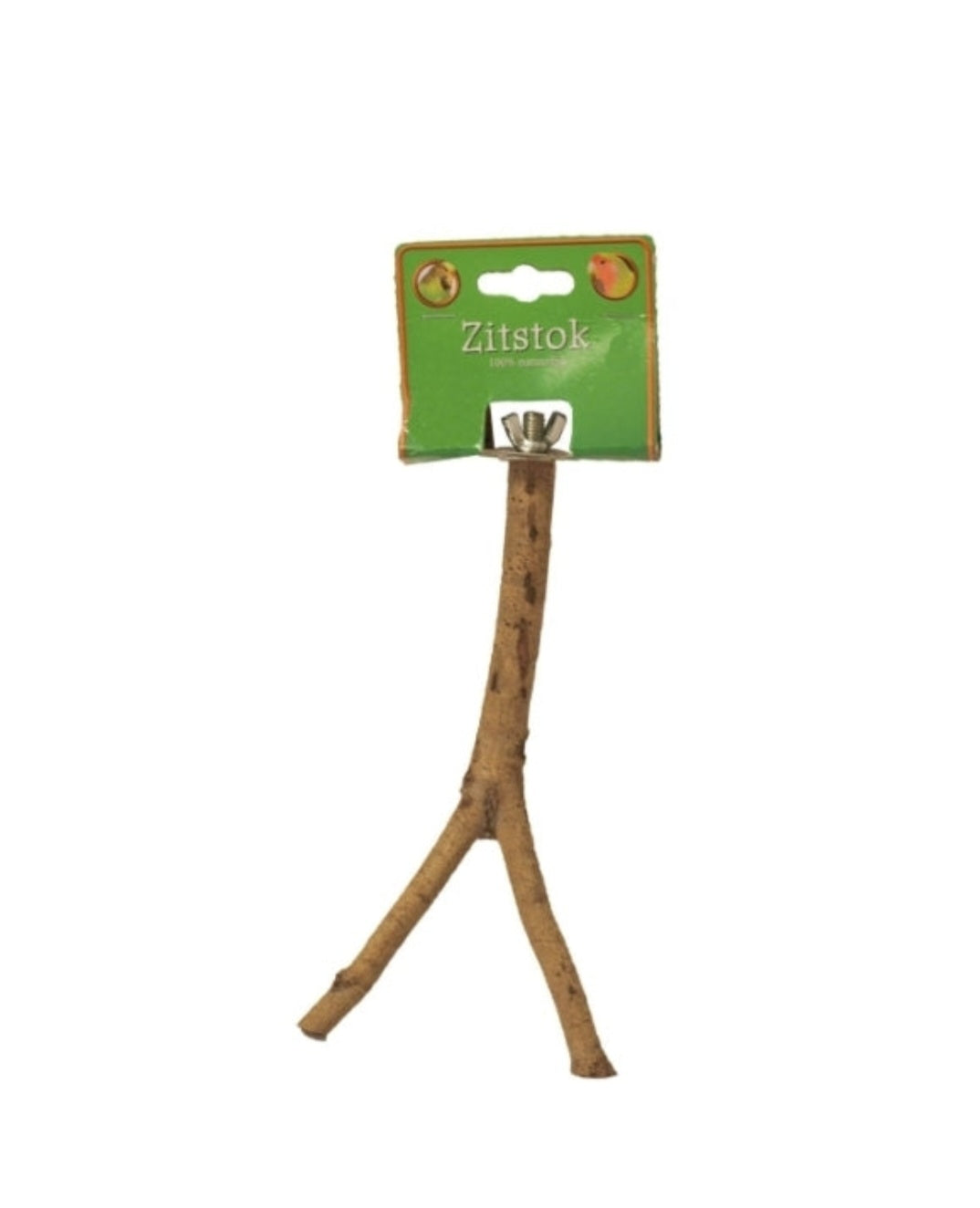 Houten Zitstok Tak Y Vorm 35 cm