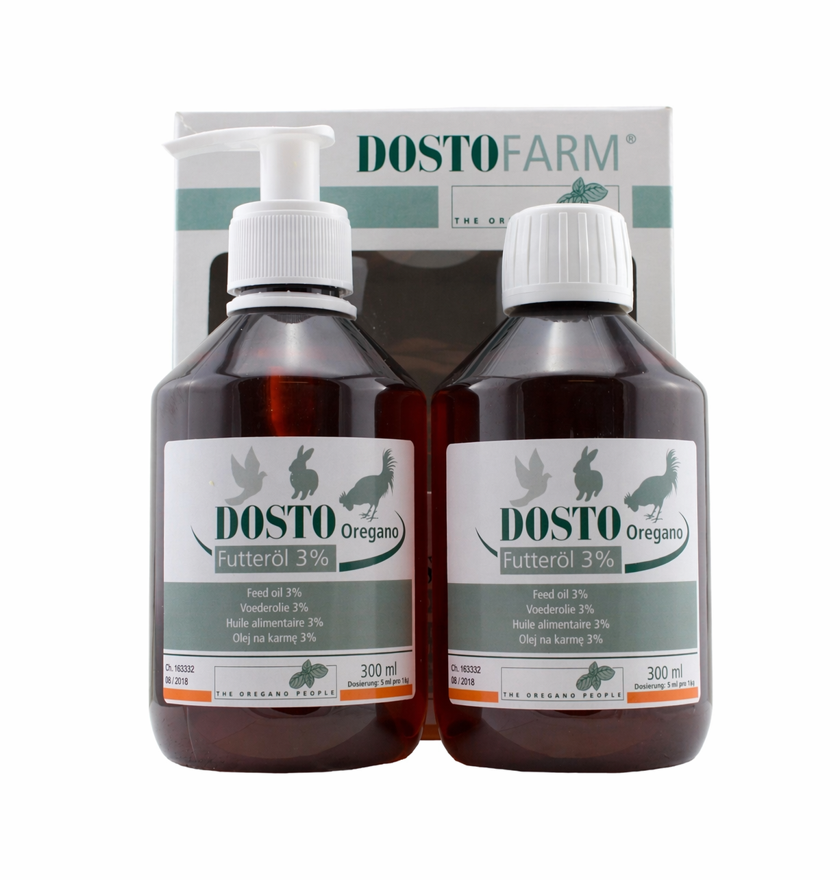 Tollisan Dosto Oregano Voederolie 3% 2x300ml