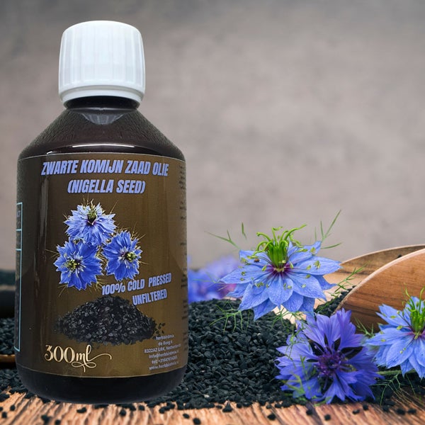 Zwarte Komijnzaadolie 300ml Herb Bird Mix