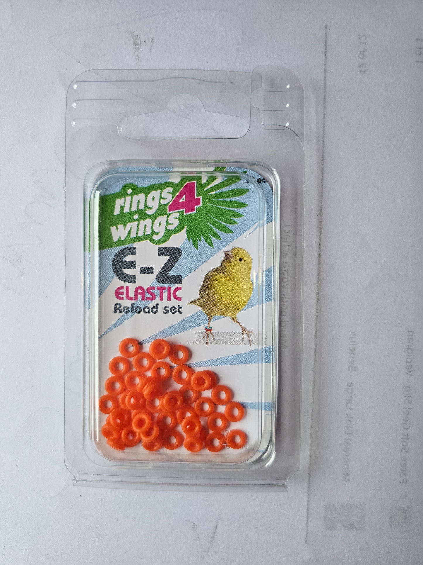 E-Z Elastische Ringen Rood Reload Kit ( 50st ) Ø 3 mm