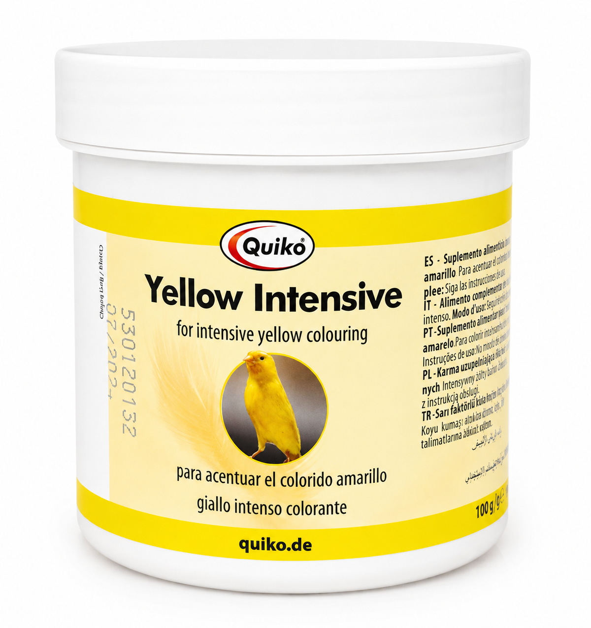 Quiko Yellow intensive (kleurvoer geelfactorige vogels) 100g
