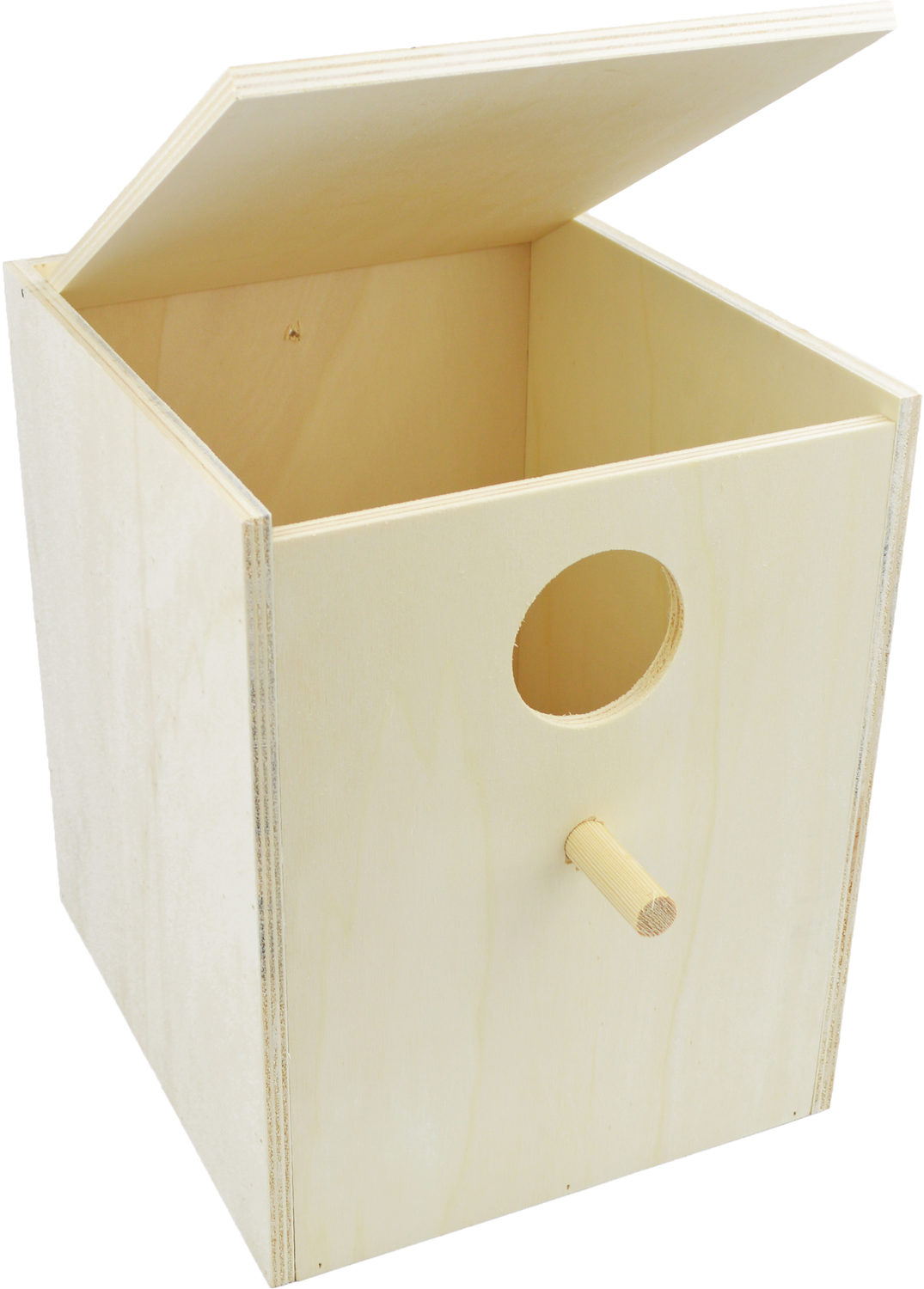Nestblok Valkparkiet Verticaal 35.5x30x24cm