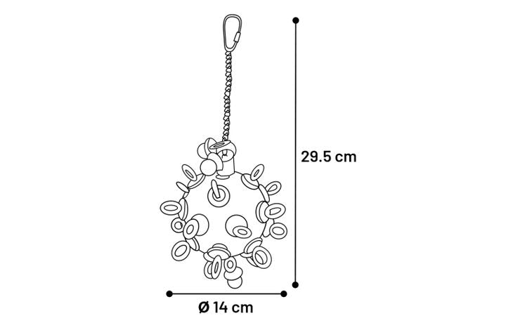 Jib Mix Parkiet Speelgoed - Bird Toy - Flamingo