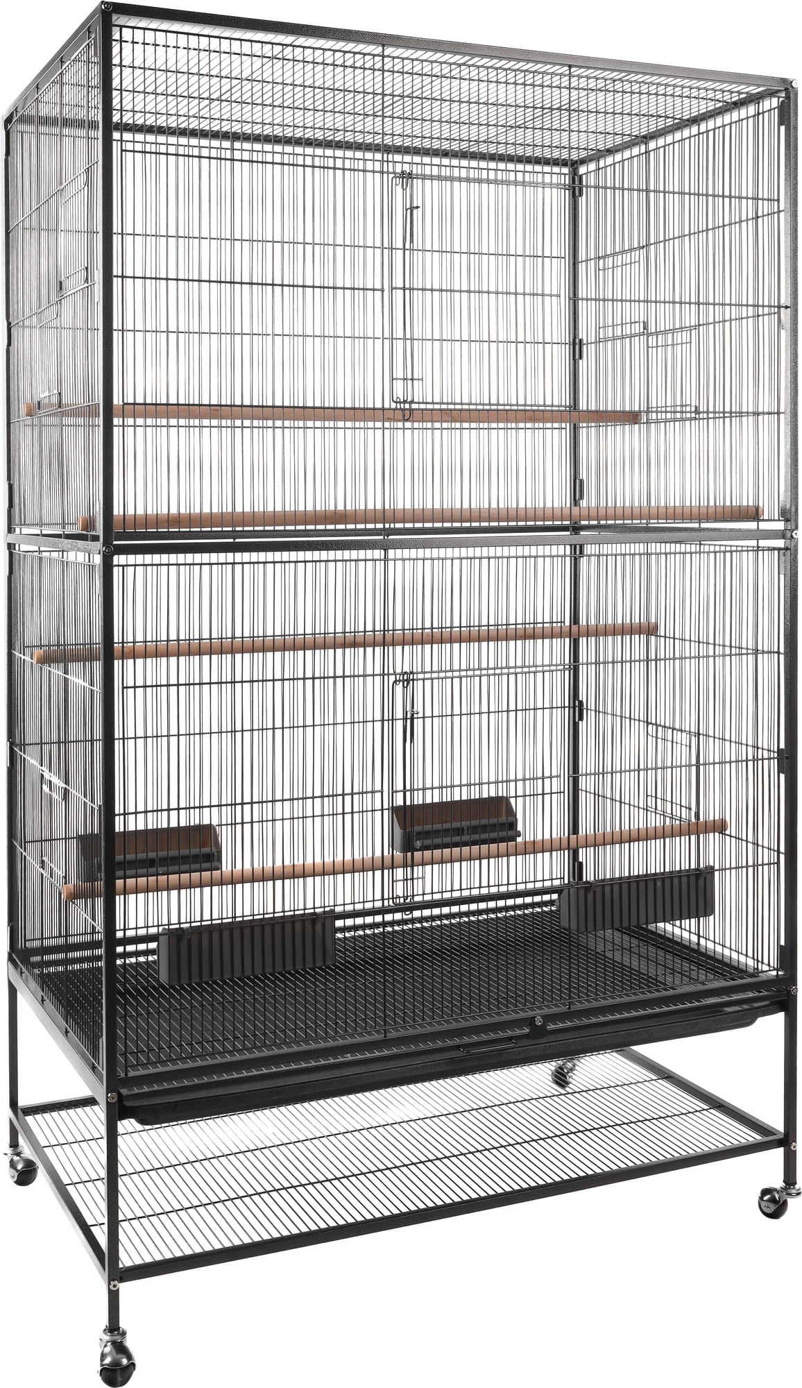 Volière Valor – Antraciet Binnenvolière voor Parkieten en Kanaries