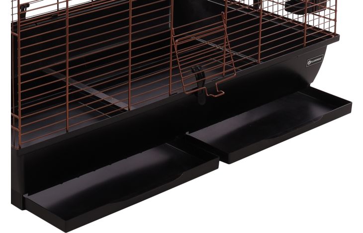 Parkietenkooi Macha Koper Zwart - Flamingo