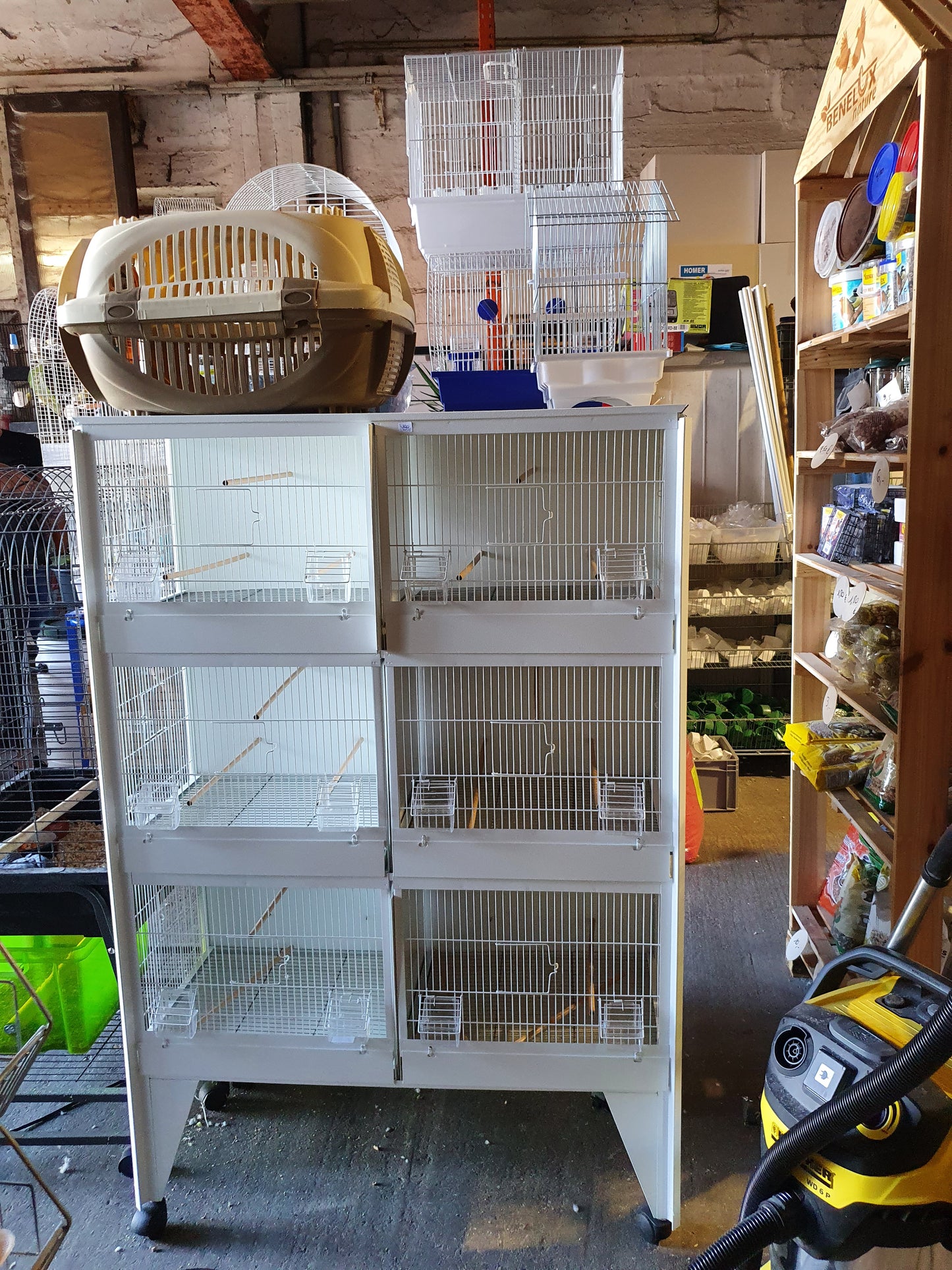 Voliere 31 Wit 100X40X60 cm