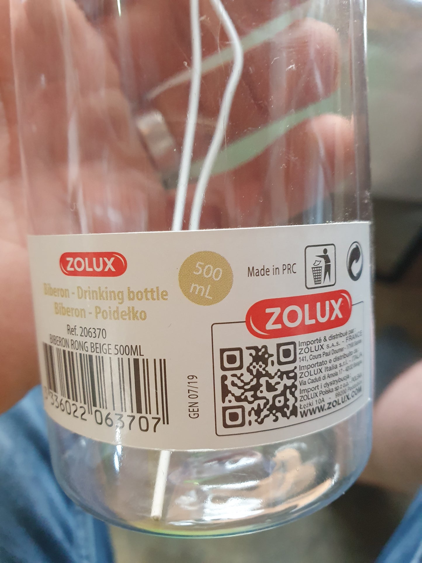 Drinkbus Knaagdier Zolux 500ml