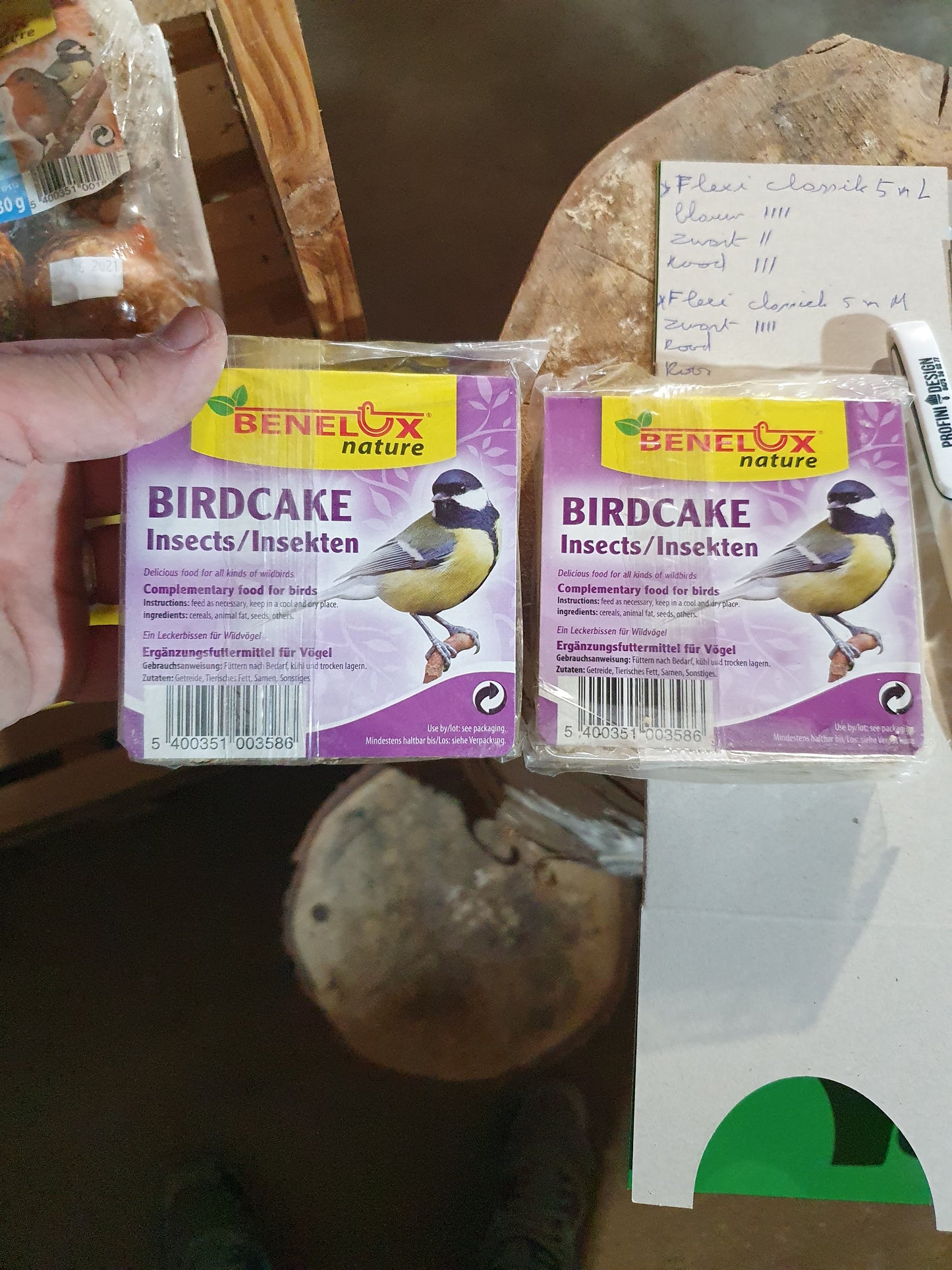 Birdcake insecten vetblok kleine vogels