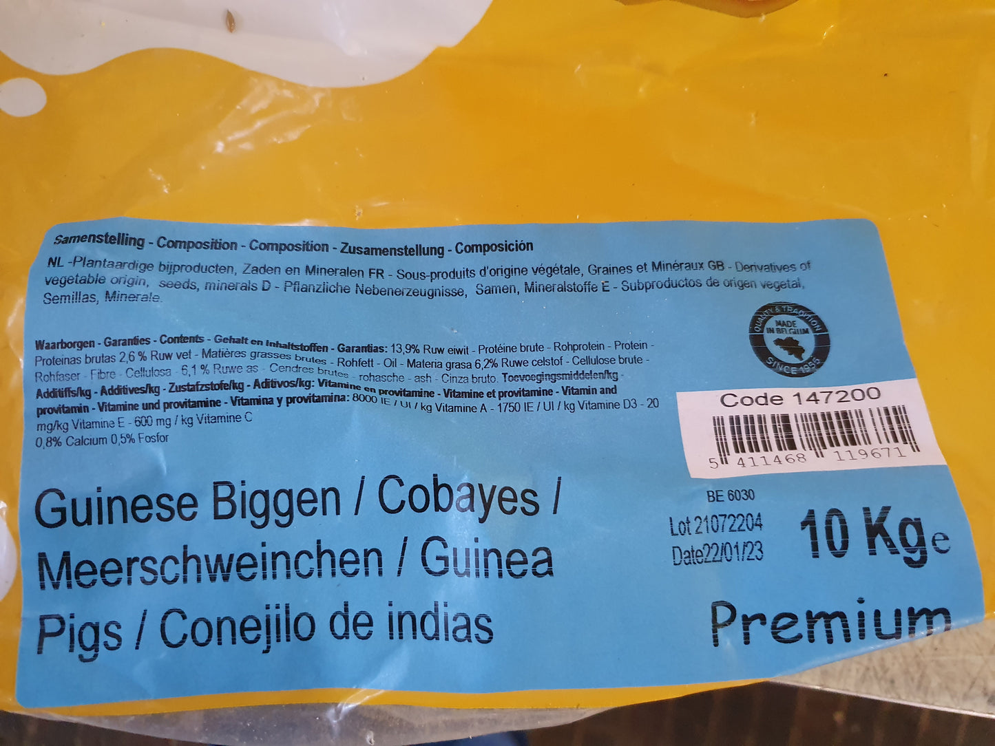 Cavia - Hamster Mix 850 gram - Vadigran