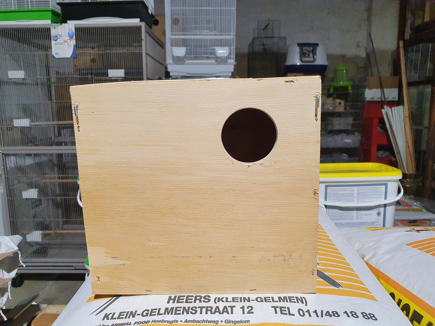 Houten Nestblok Kleine Parkieten ( Speciaal Model )