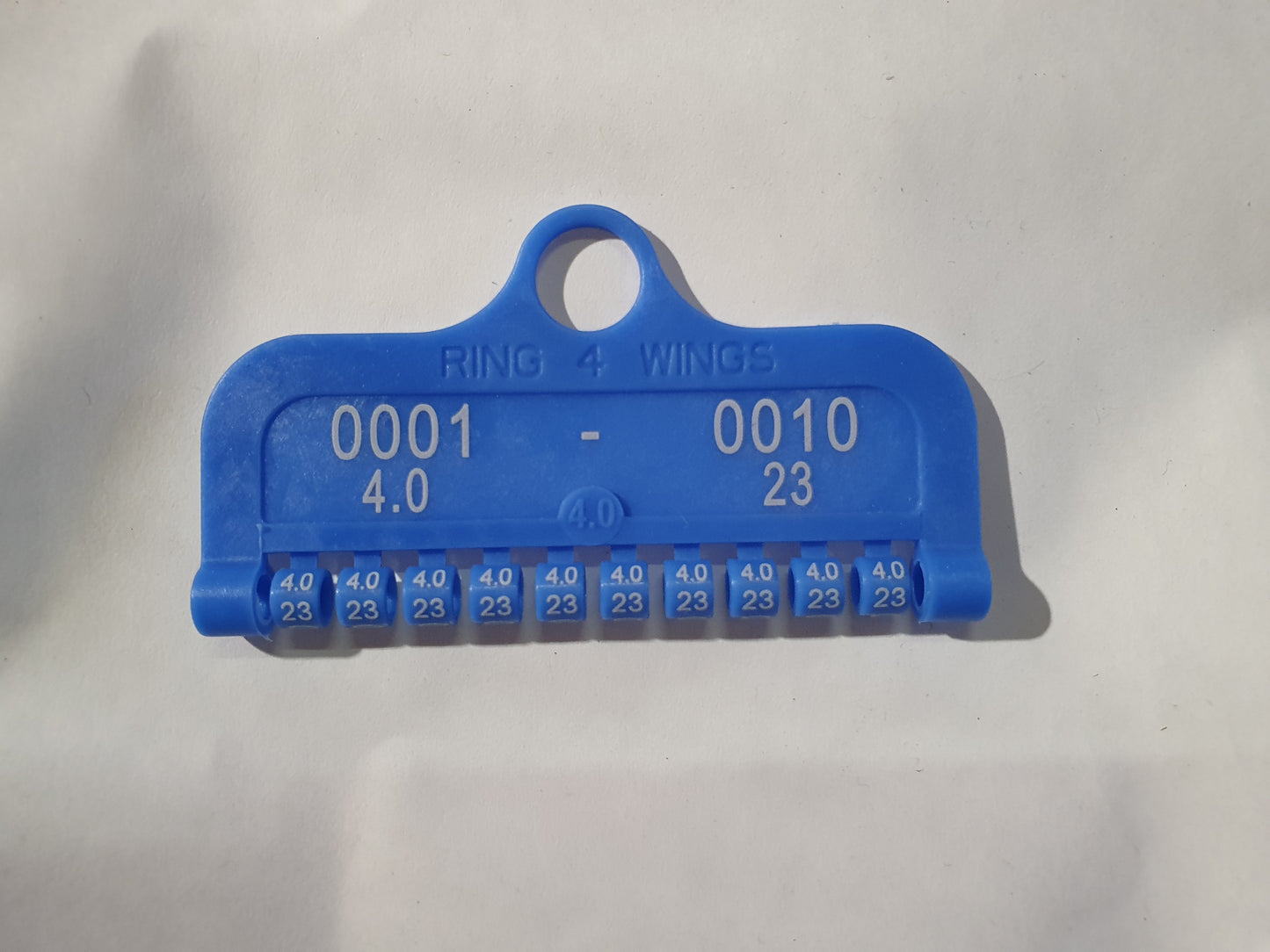 GESLOTEN KUNSTSTOF JAARRINGEN 2023 - 10st OP KAART