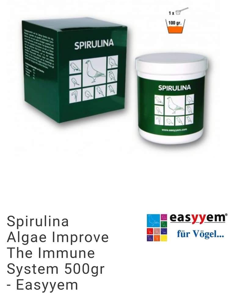 Spirulina 100 gram ( Verbeterd het immuunsysteem ) Easseym