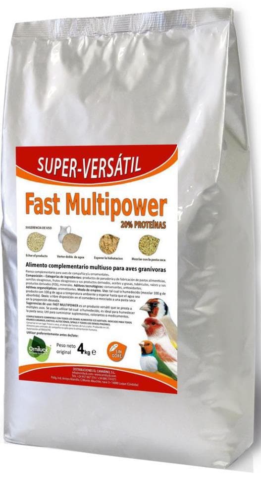 OrniLuck Fast Multipower ( 20% Eiwitten + Silimarina ) 4kg