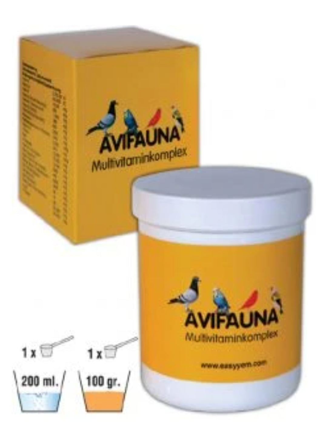 Complexe vitaminique Quiko en poudre pour oiseaux 50 gr