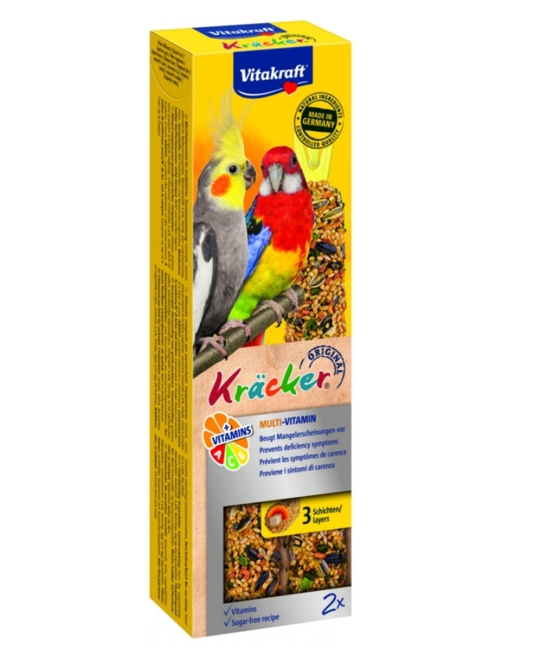 Vitacrafte Krackers Valkparkiet Multi Vitaminen 2 Stuks