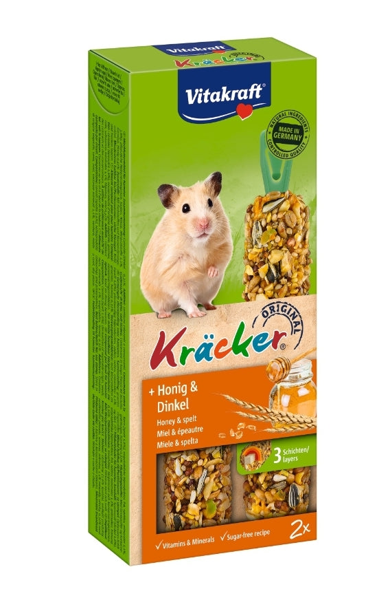 Vitakraft Kräcker hamster met honing en spelt