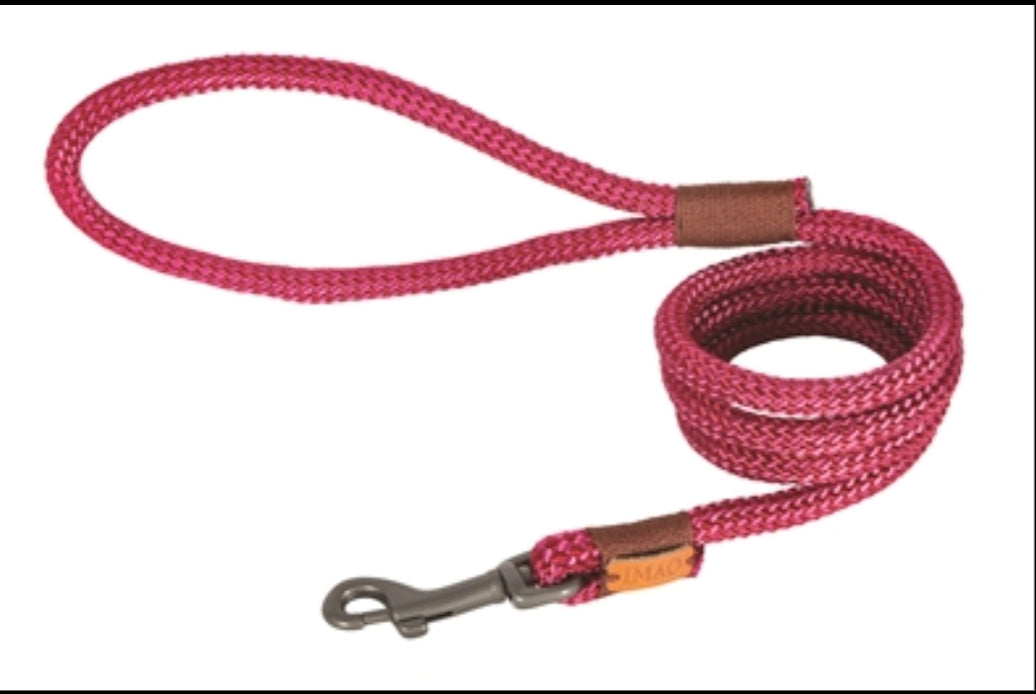 Zolux Hondenriem Imao roze 1,20m x 9mm