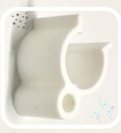 Kunststof zitstok houder