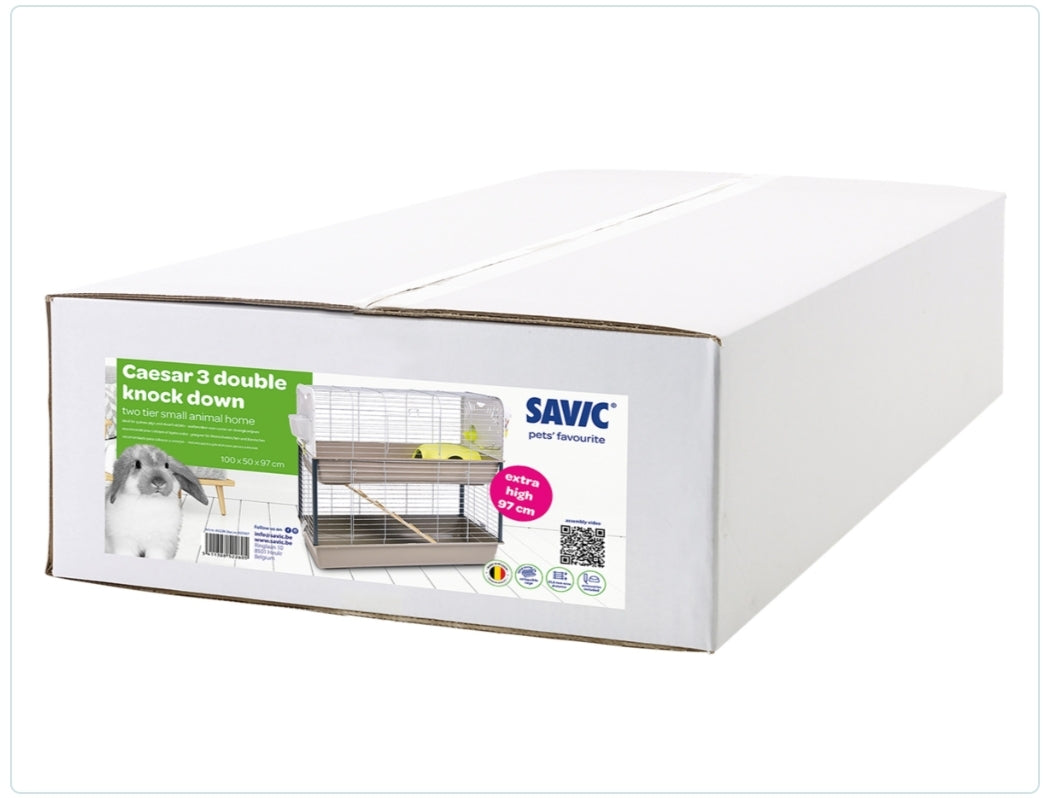 KNAAGDIERENKOOI CAESAR3DUBBLL KNOCKDOWN100X50X97CM