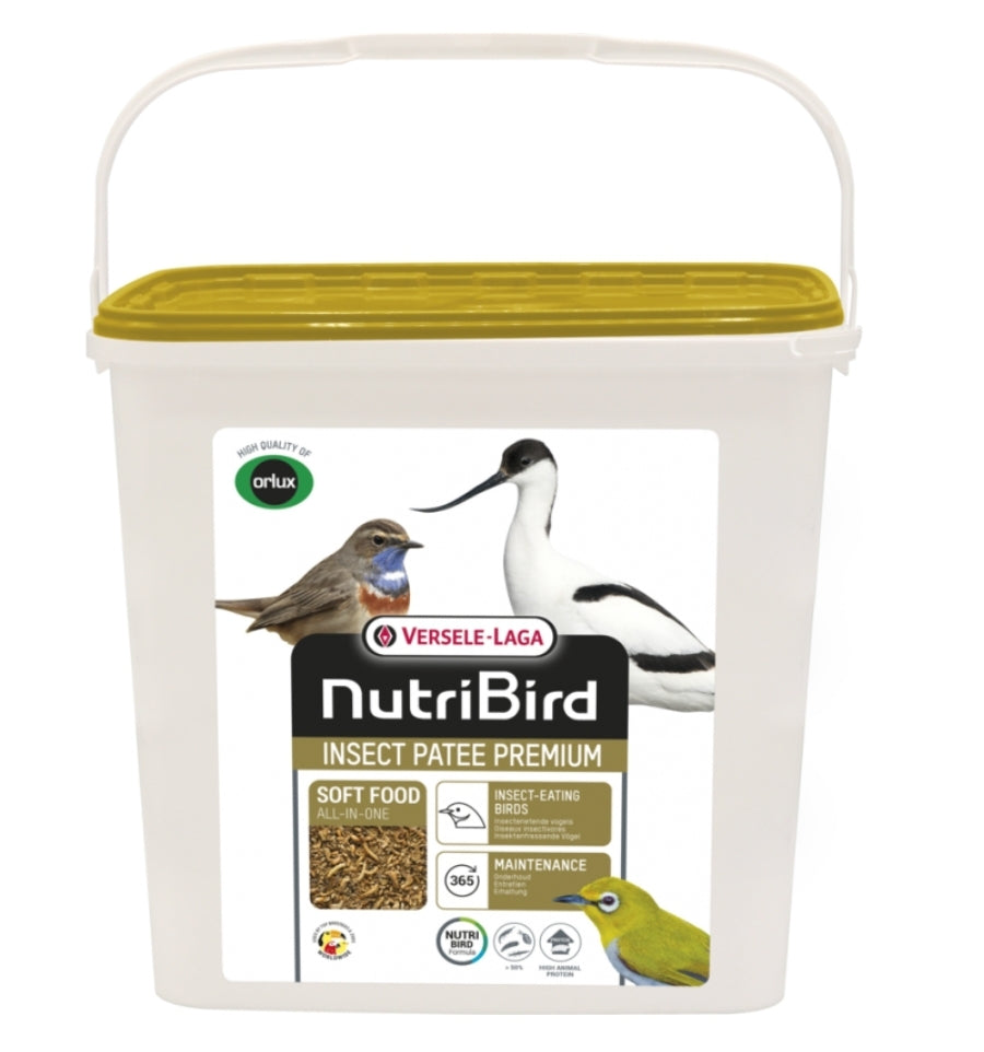 Nutribird Insect Patee Premium 500 gram Min. 50% Insecten. Volledig Voeder Voor Alle Insecteneters