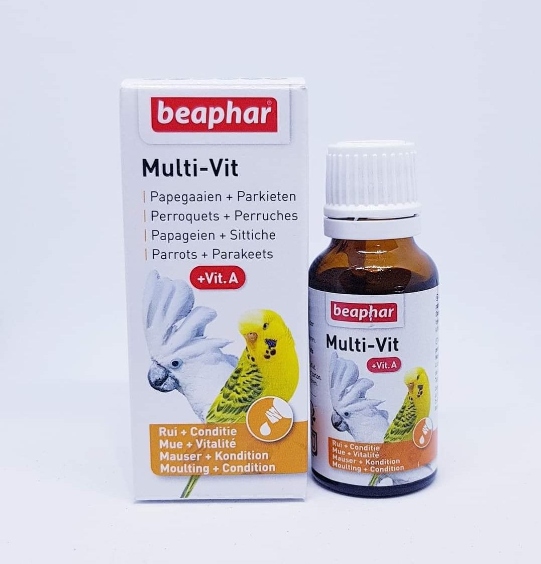 Multi-Vit Papegaaien Parkieten 50ml - Beaphar