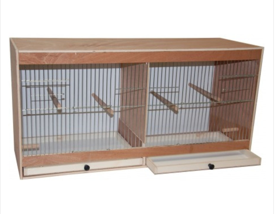 Houten Kweekkooi 80cm 2 Delige Deur Zonder Klep