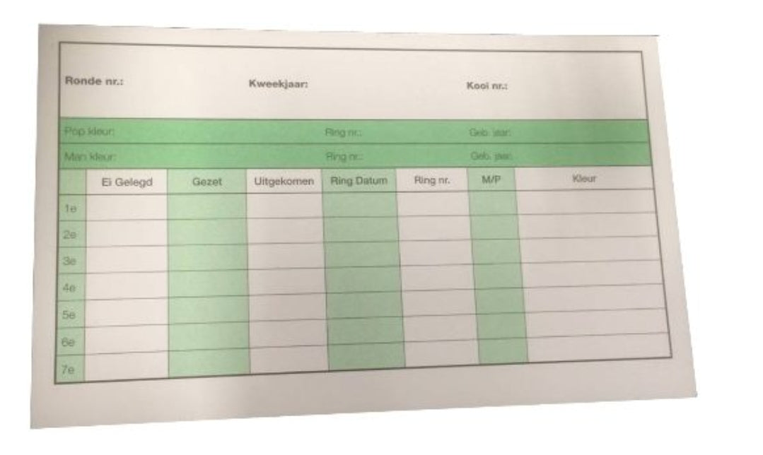Kweekkaart Voor Magneet Houder