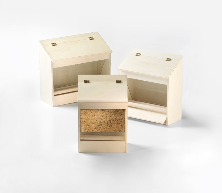 Houten voersilo 26 cm