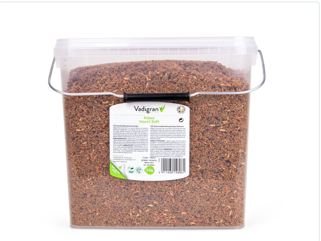 Patee Soft Insecten 5kg - Vadigran